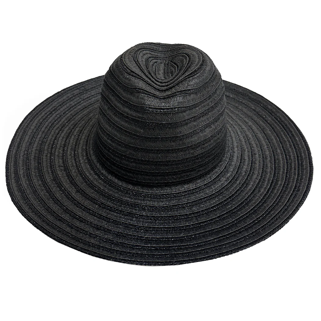 LULI HAT - Metallic Bell Brim Fedora
