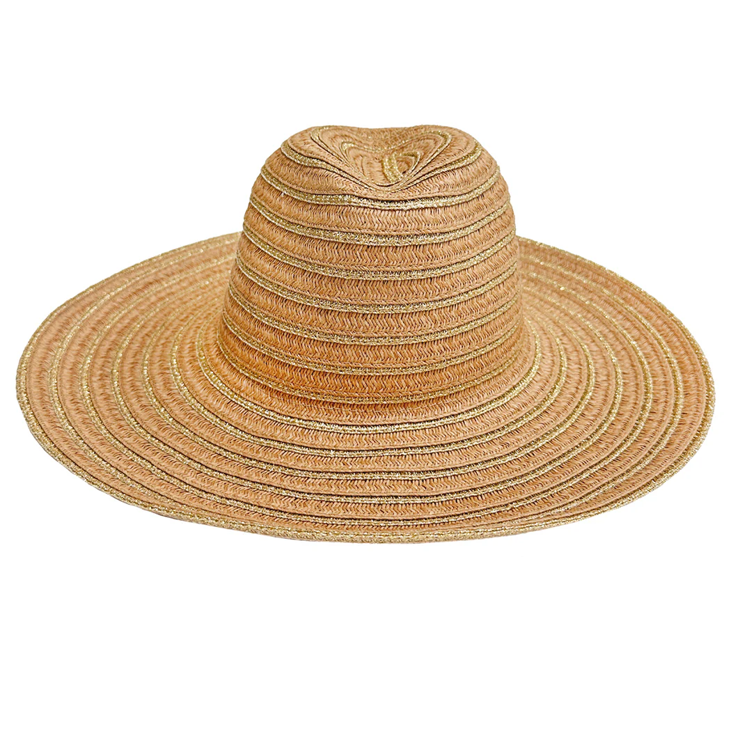 LULI HAT - Metallic Bell Brim Fedora - Image 3