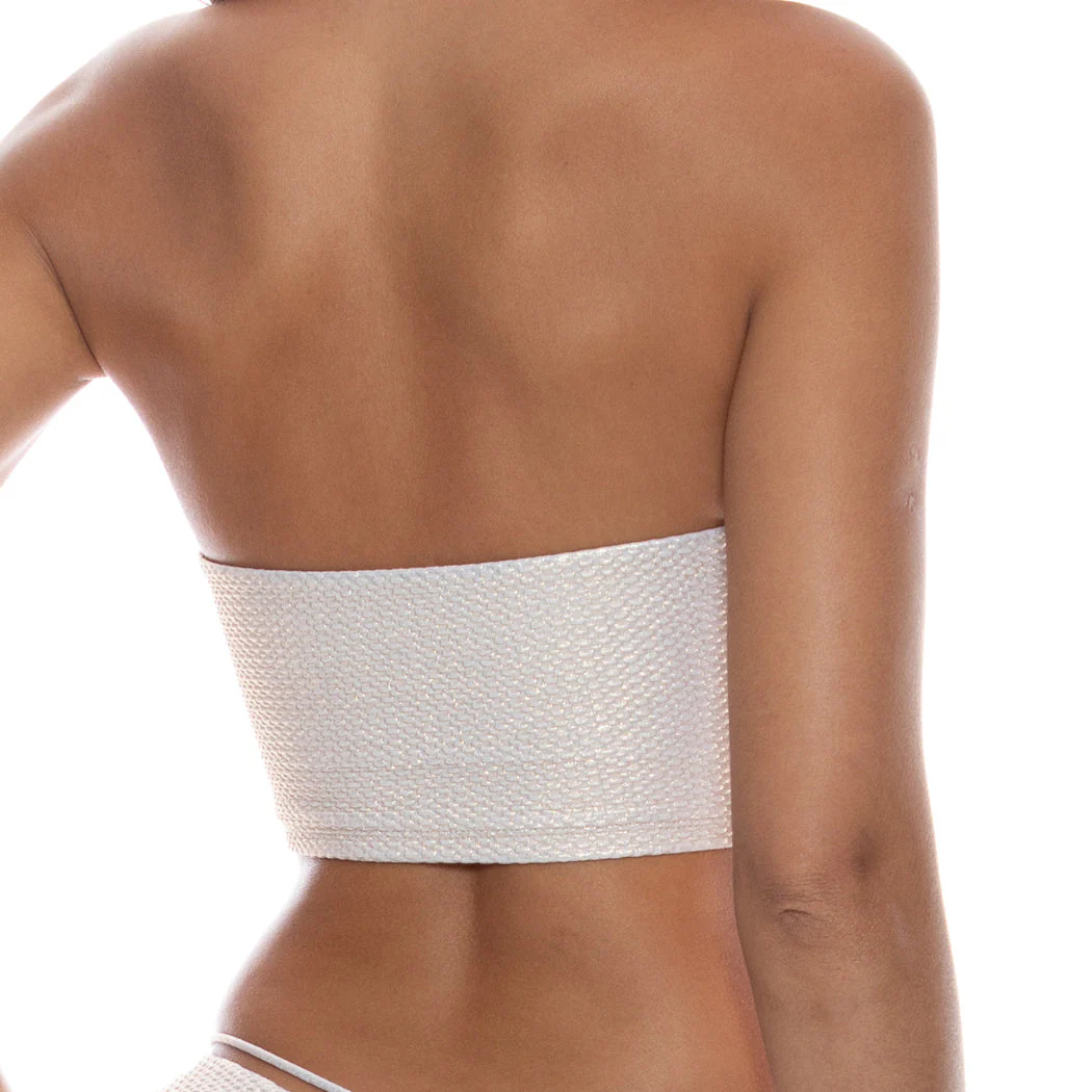LUMINOUS - Double Loop Bandeau Crop Top - Image 2