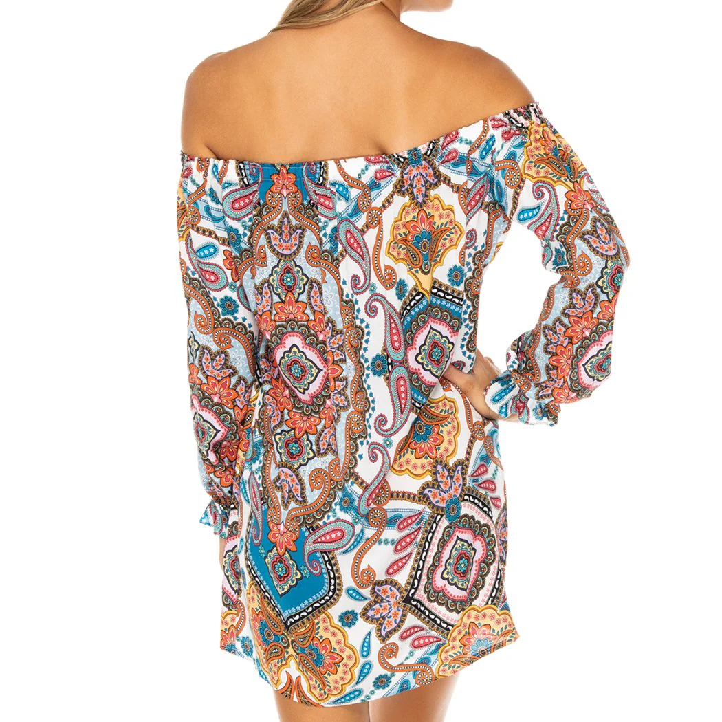 MAESTRANZA - Cuff Bell Sleeve Dress - Image 2