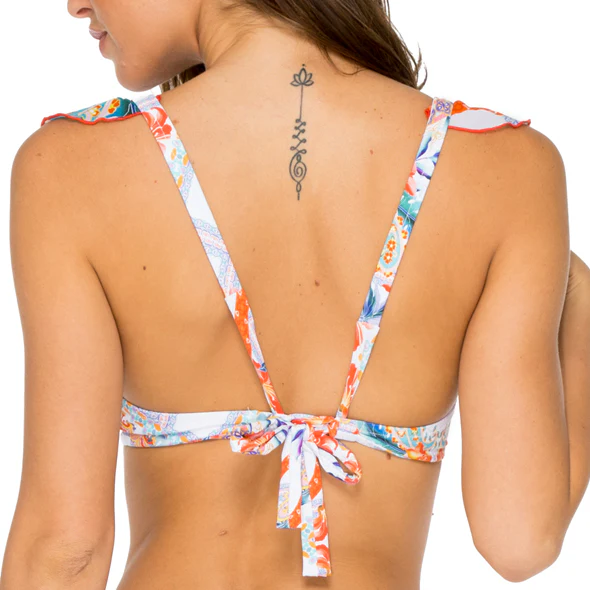 MERENGUITO - Ruffle Halter Top - Image 2