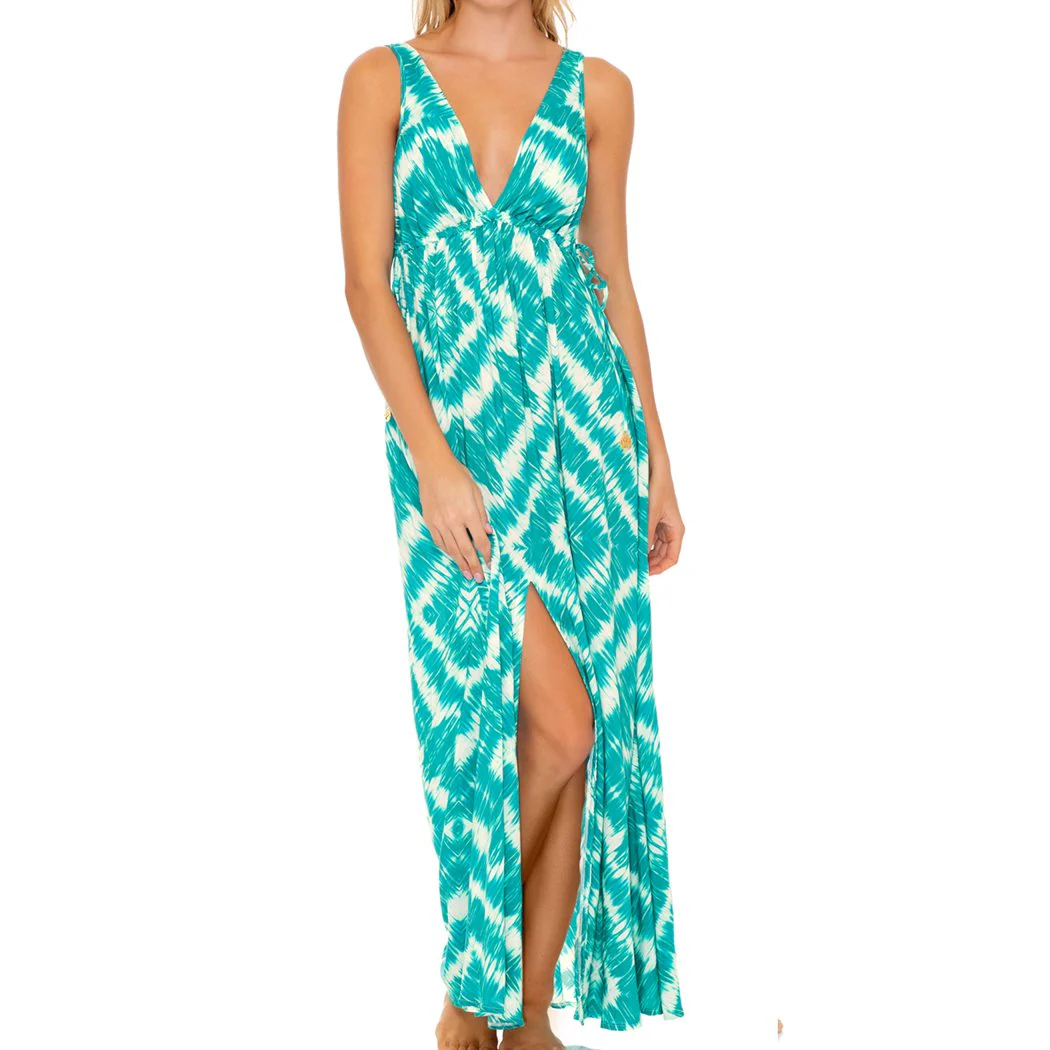 MERMAID WISHES - V Neck Long Dress