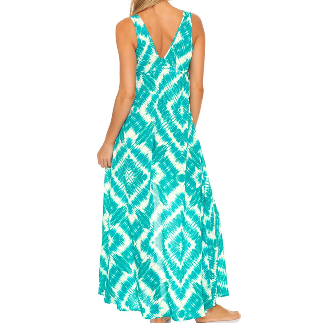 MERMAID WISHES - V Neck Long Dress - Image 2