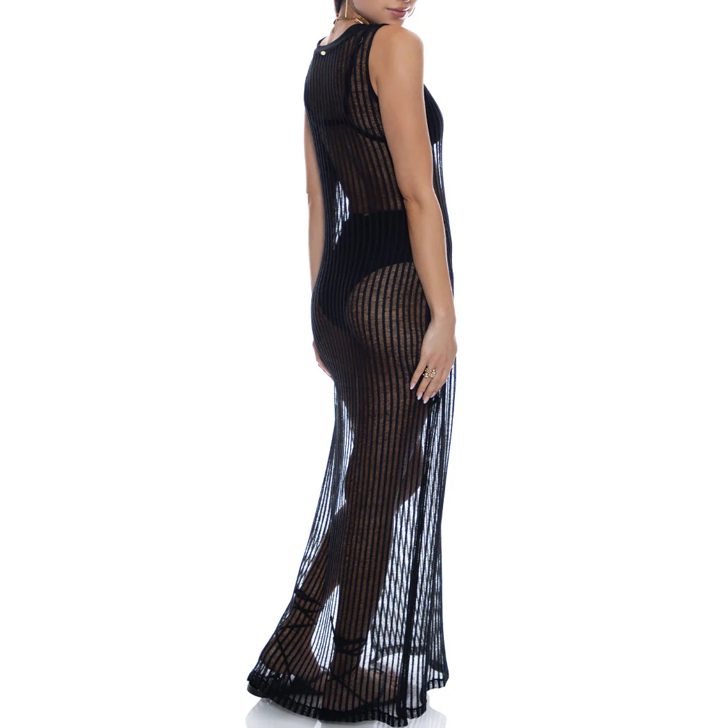 ON THE HORIZON - V Neck Tank Dress - Image 2