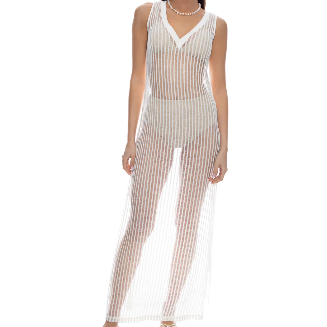 ON THE HORIZON - V Neck Tank Dress - Image 3