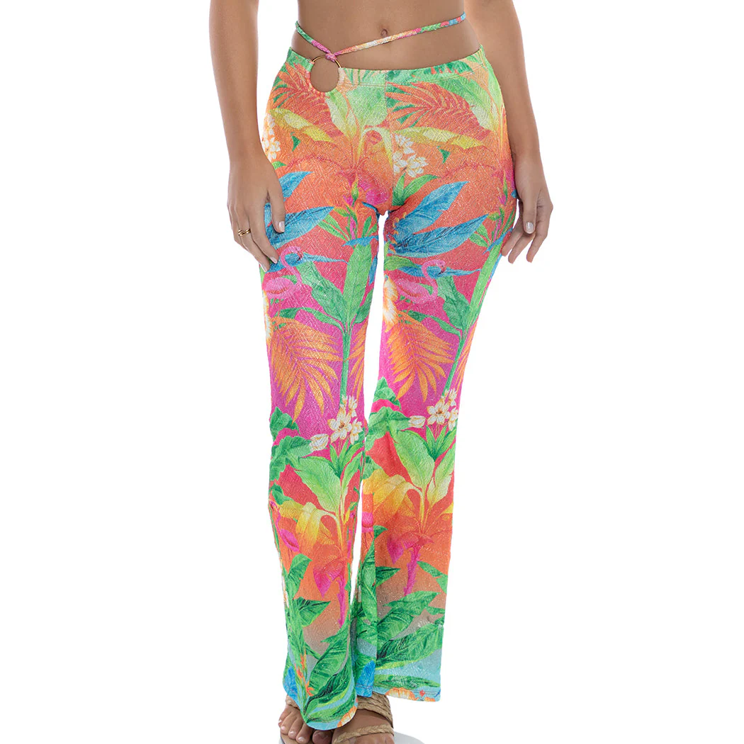 PALM BREEZE - Flared Pants