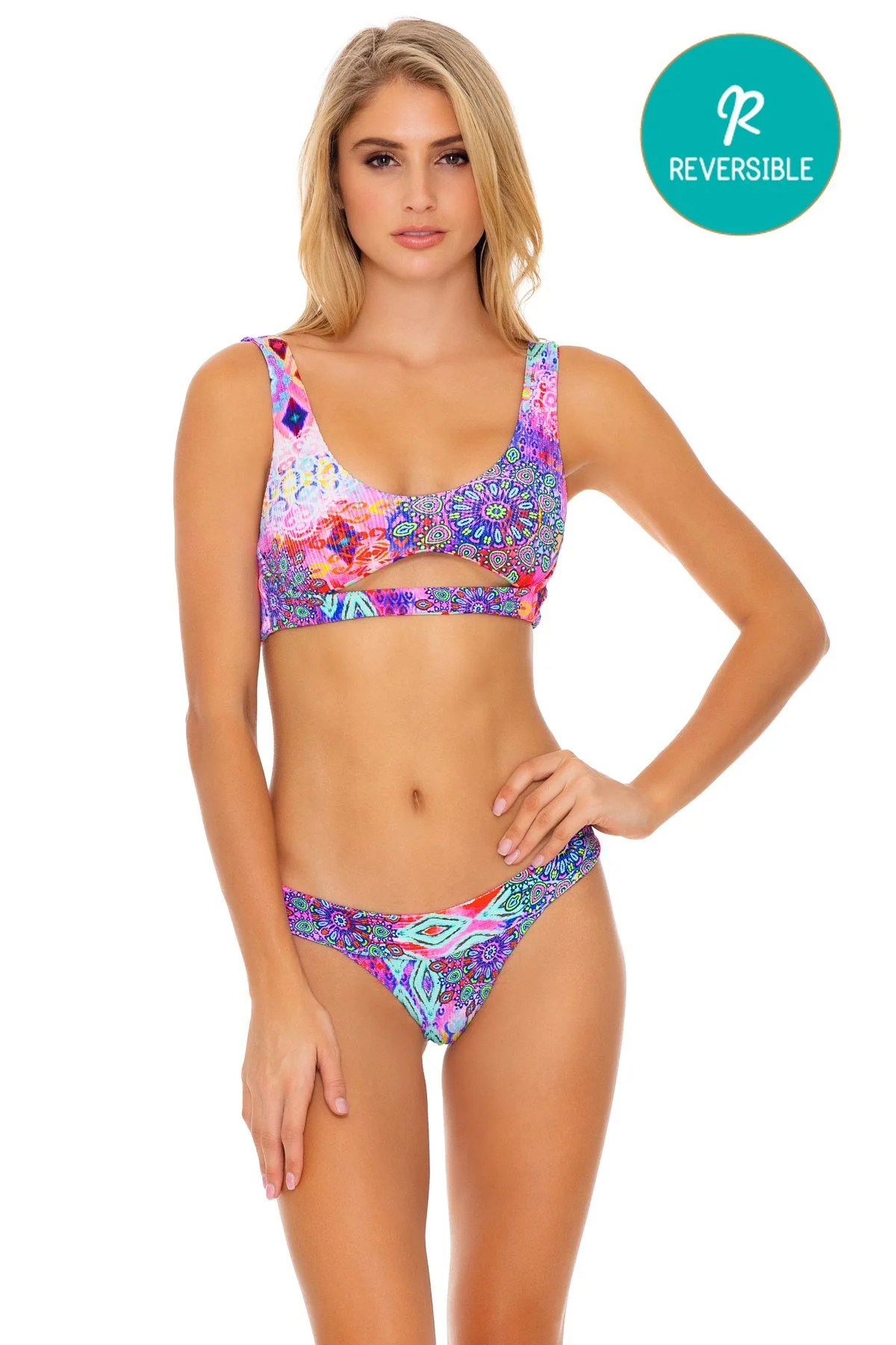 PINK LAGOON - Open Front Bralette - Image 3