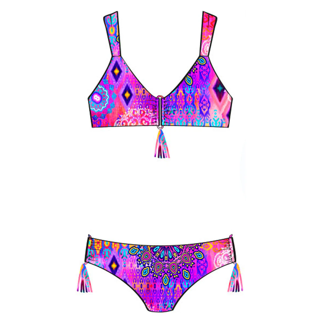 PINK LAGOON - Reversible Drawstring Bikini