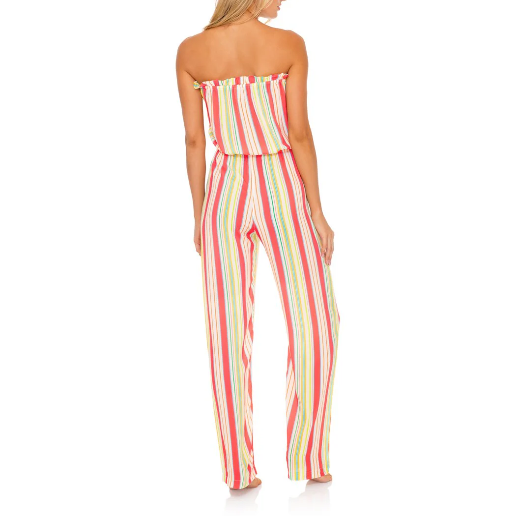 PLAY TIME - Strapless Ruffle Jumpsuit - Image 2