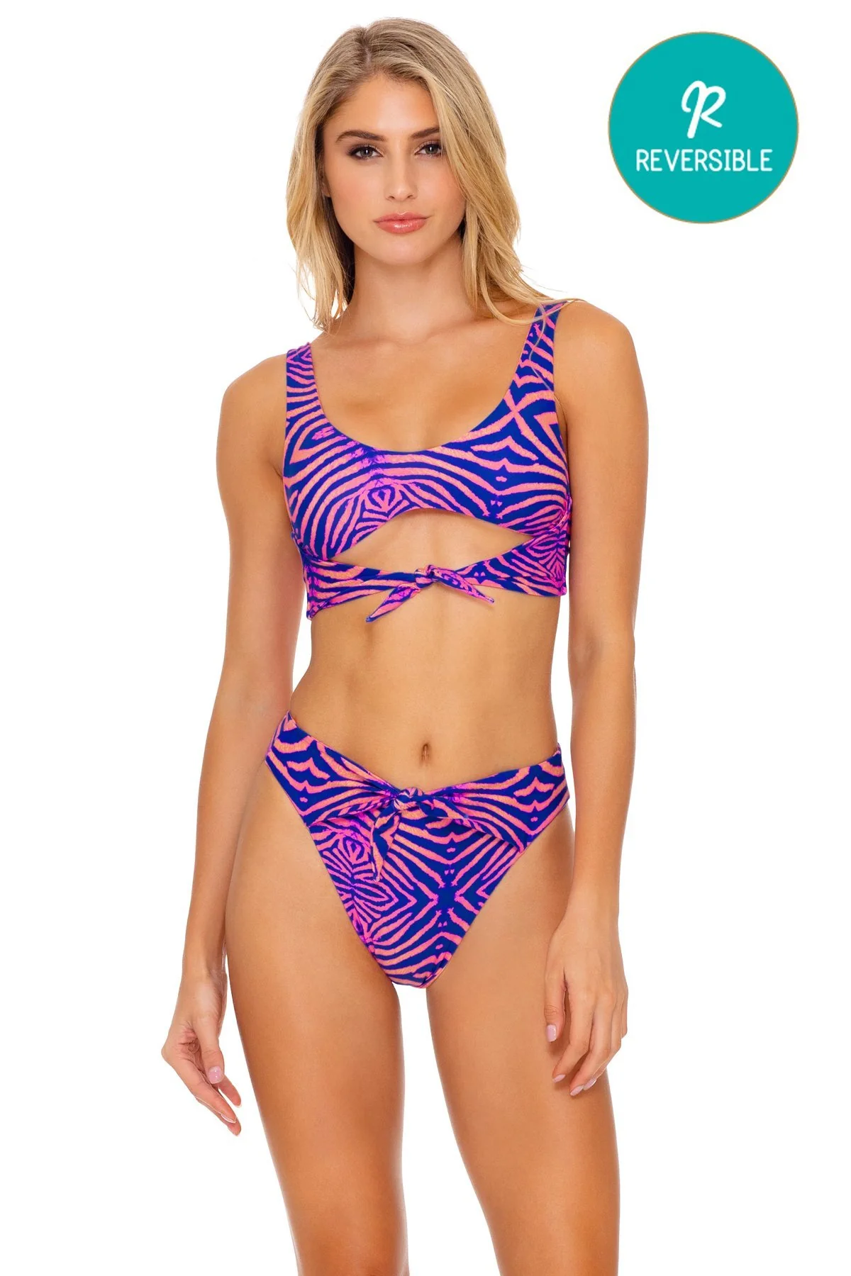 PUERTO AVENTURA - Tie Front Tank Top - Image 3