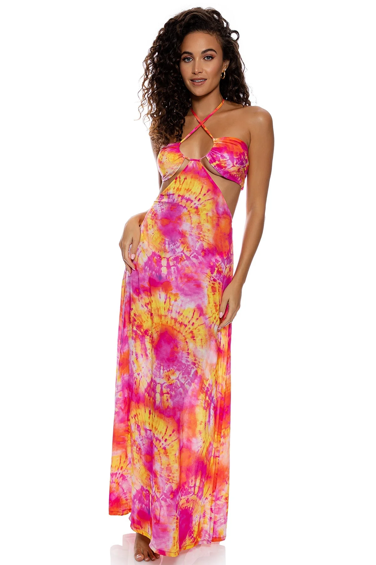 RETRO DREAM - Bandeau Cut Out Dress - Image 3