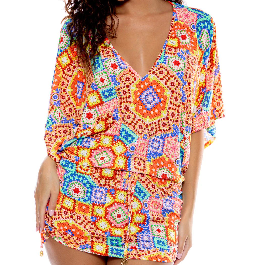 RETRO LULI - Cabana V Neck Dress