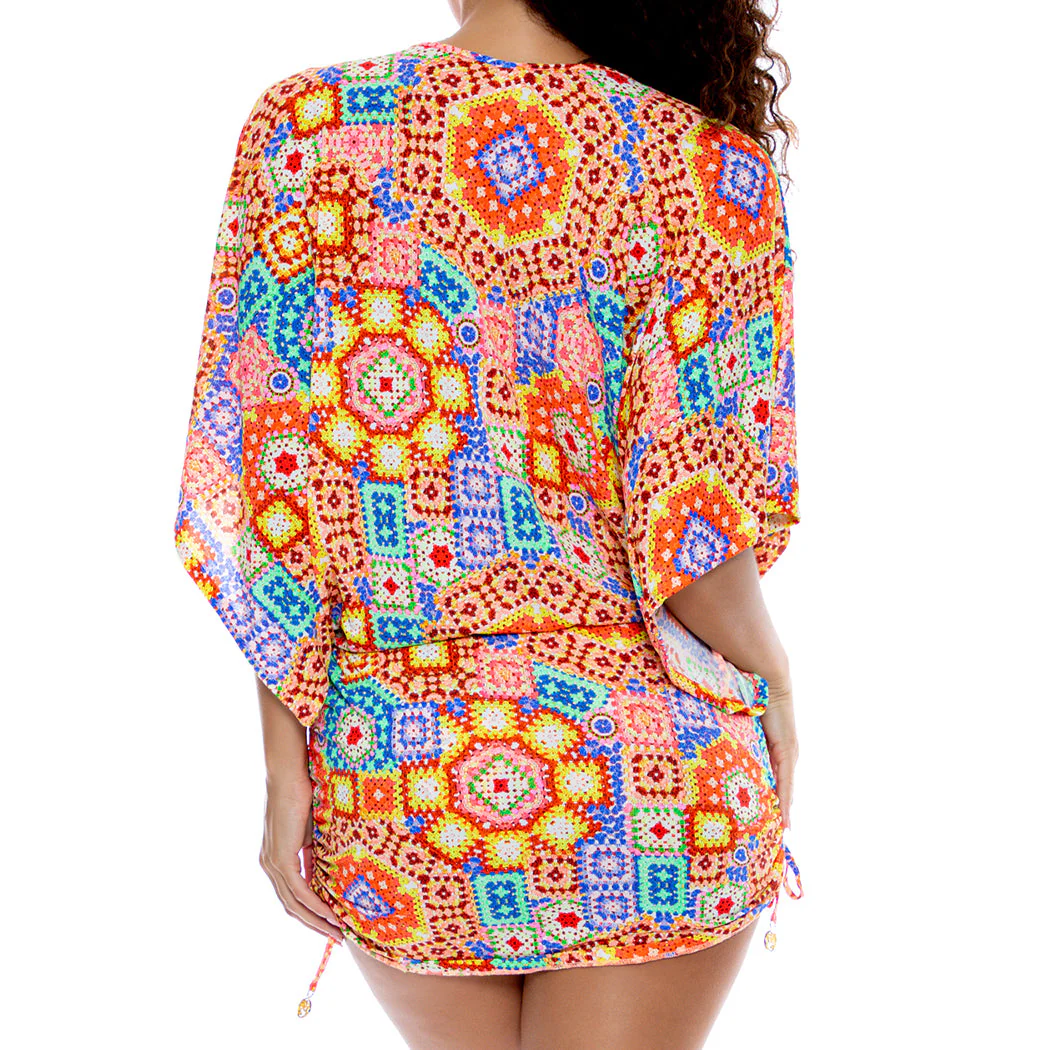 RETRO LULI - Cabana V Neck Dress - Image 2