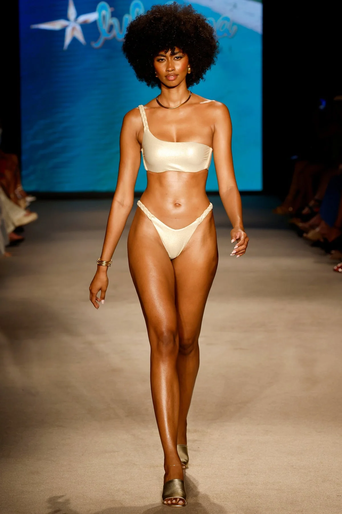 SAIL ON - One Shoulder Braided Laced Back Top - Image 6