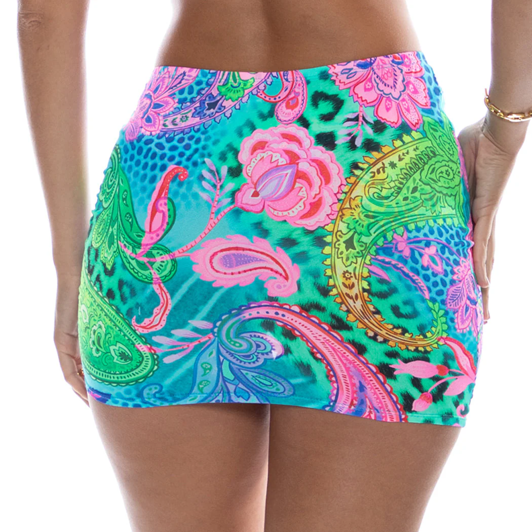 SEAGLASS FANTASY - Scrunched Up Mini Skirt - Image 2