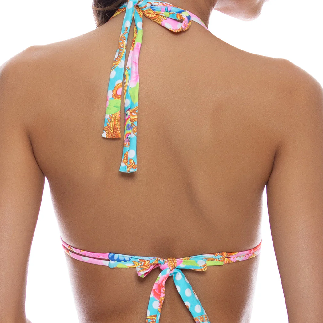 SHE'S CUTE - Triangle Halter Top - Image 2