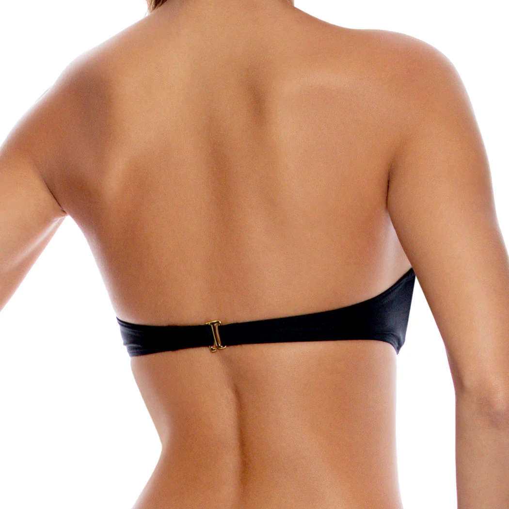 SI SOY SIRENA - Scalloped Underwire Push Up Bandeau Top - Image 2