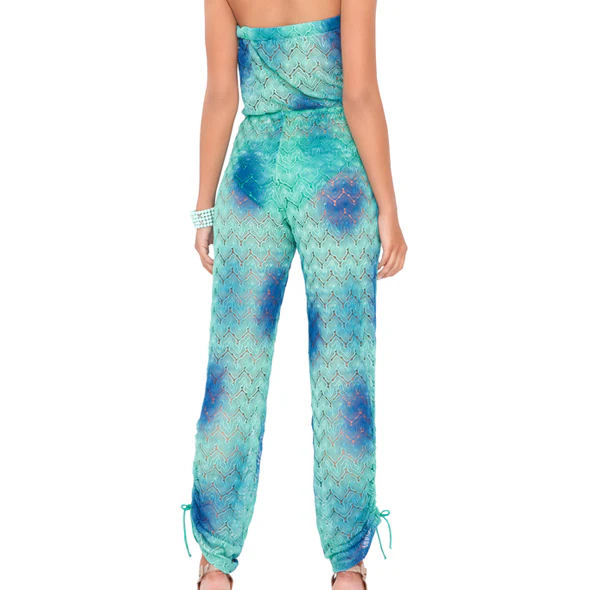 SIETE MARES - Crochet Strapless Jumpsuit - Image 2