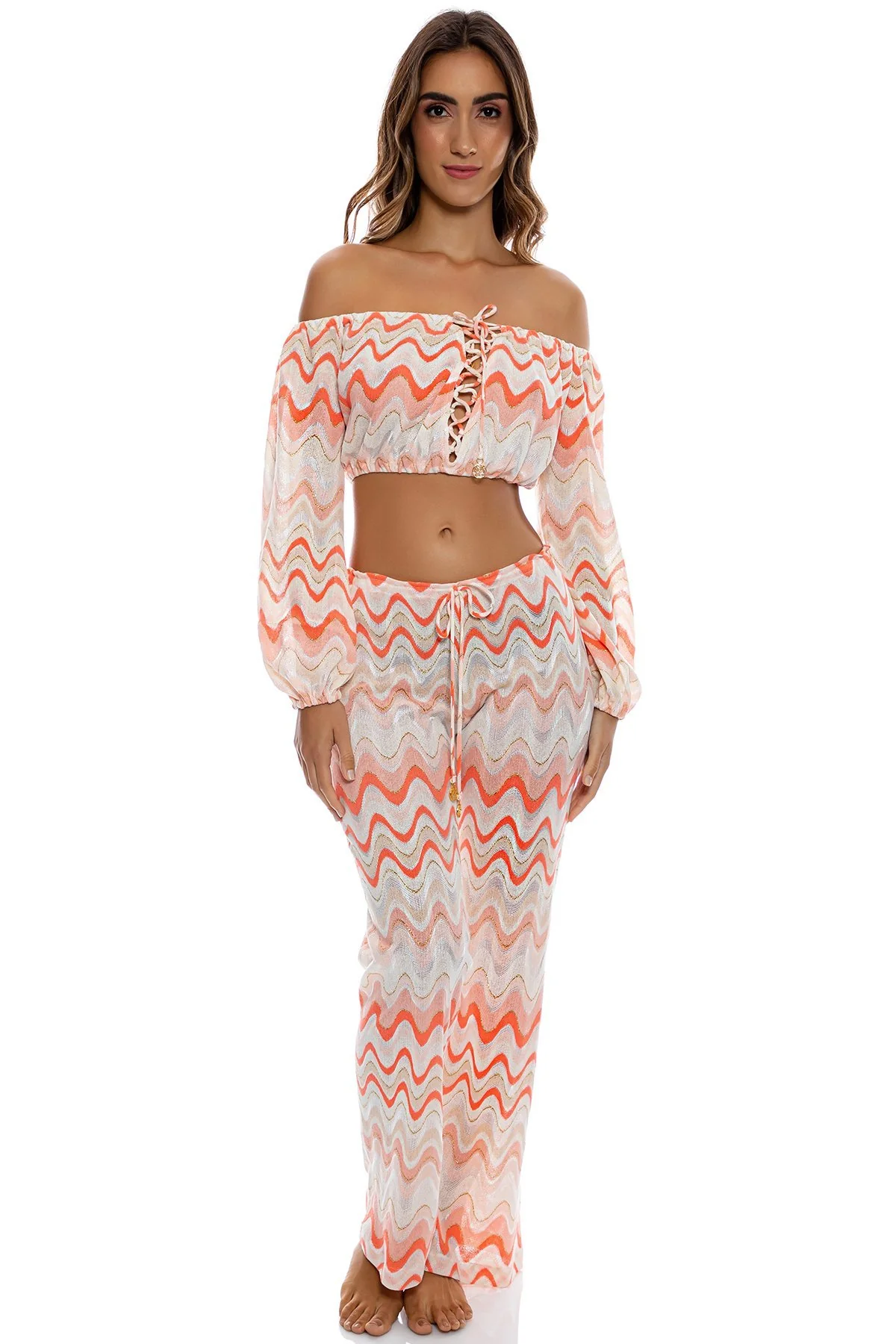 SKY WAVES - Crop Top - Image 3