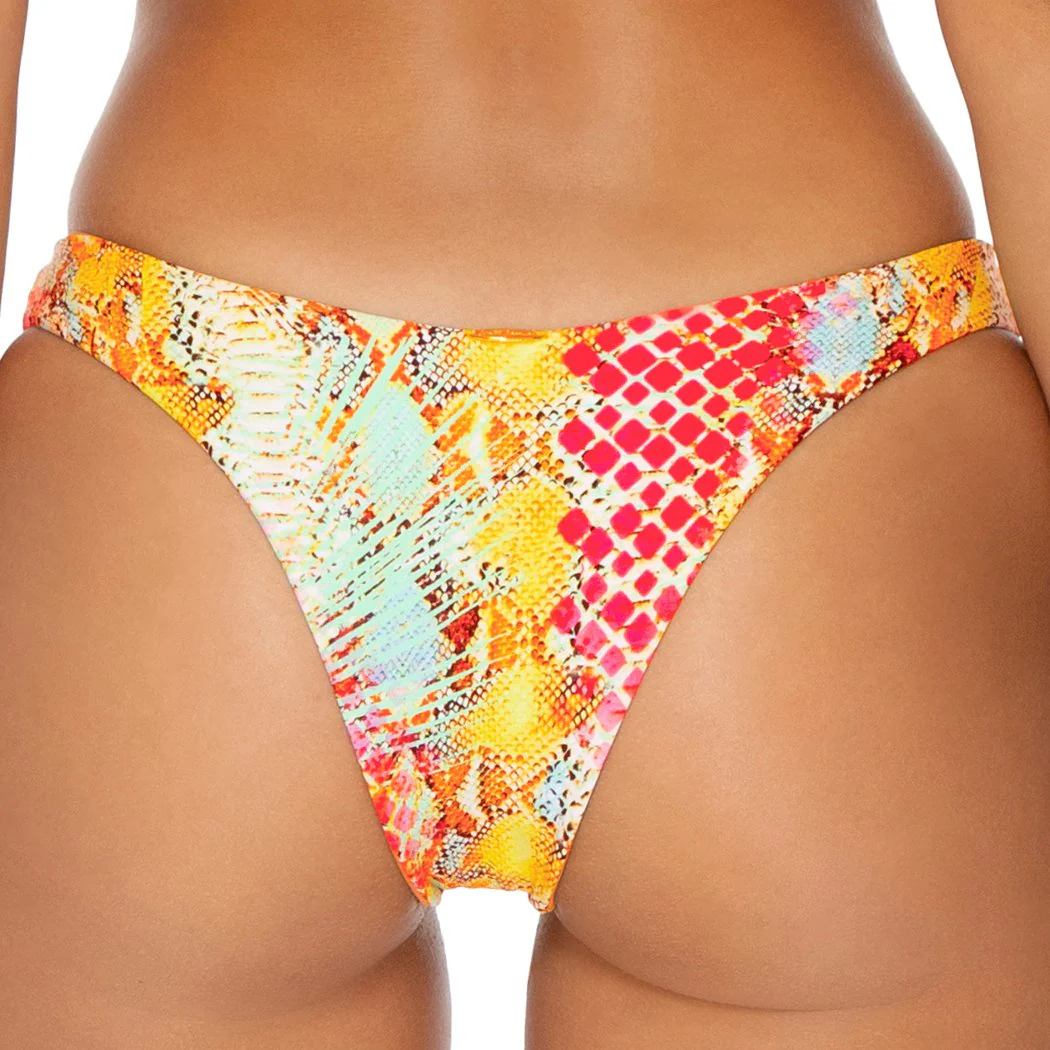 SMOKE SHOW - Tab Side High Leg Brazilian Bottom - Image 2