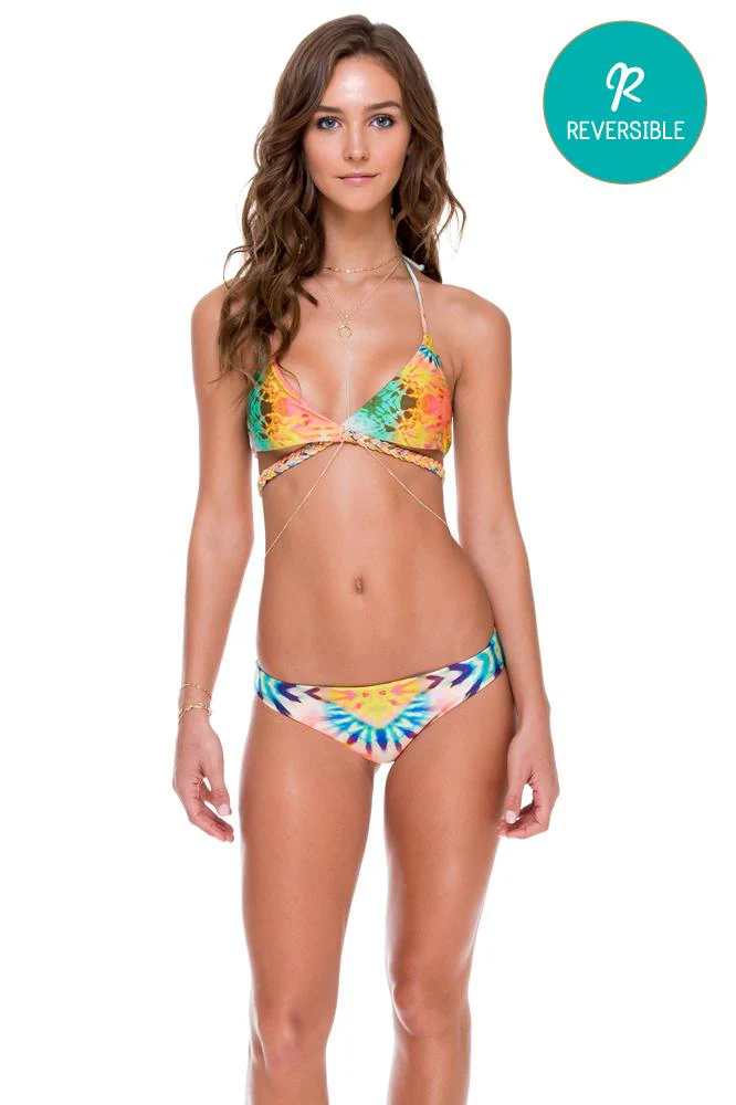 SOL MULTICOLOR - Cross Over Halter Top - Image 3