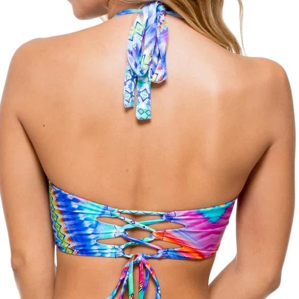 STAR GIRL - Stitched Reversible Halter Top - Image 2