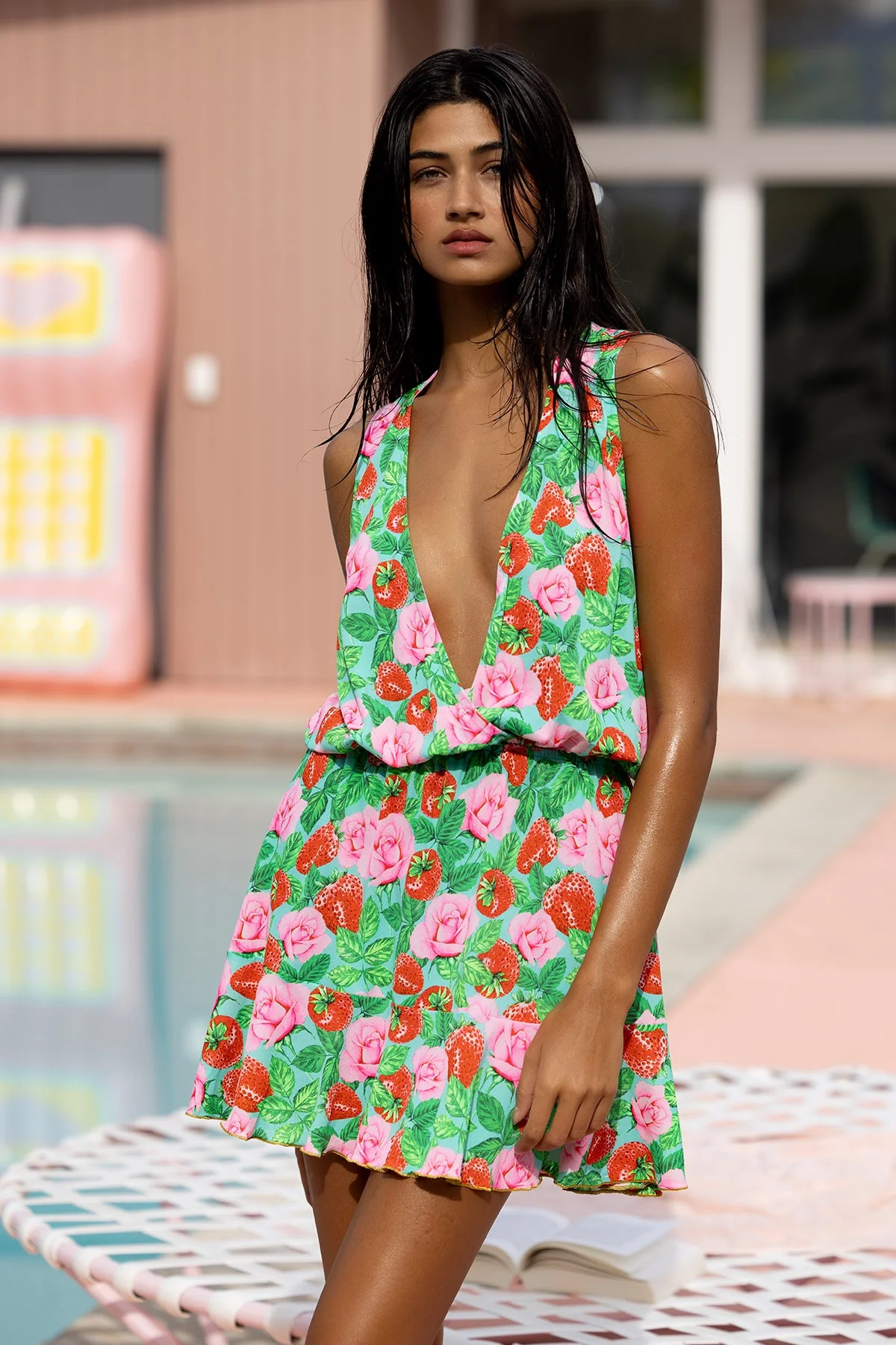 STRAWBERRY FIELDS - Tank Playera Dress - Image 3