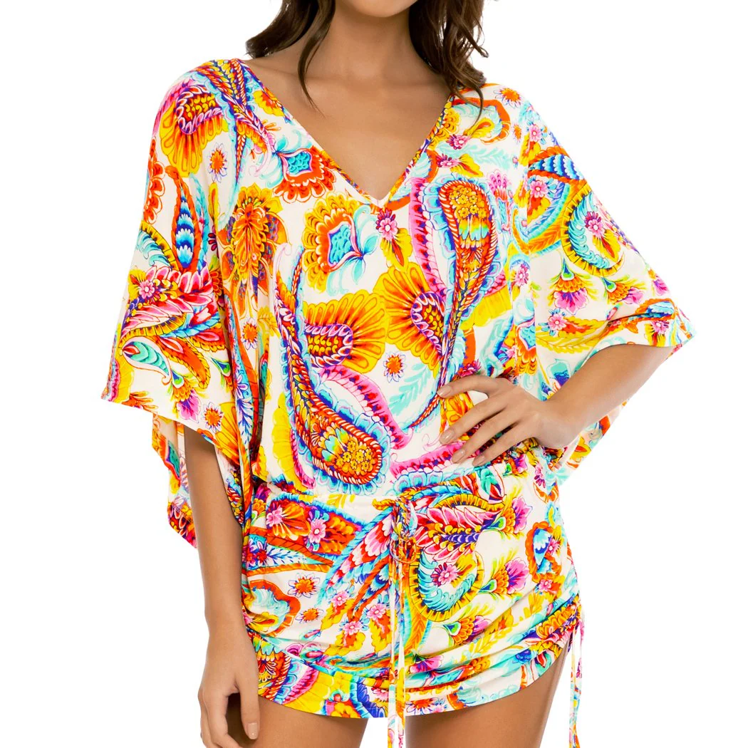 SUMMER LOVE - Cabana V Neck Dress
