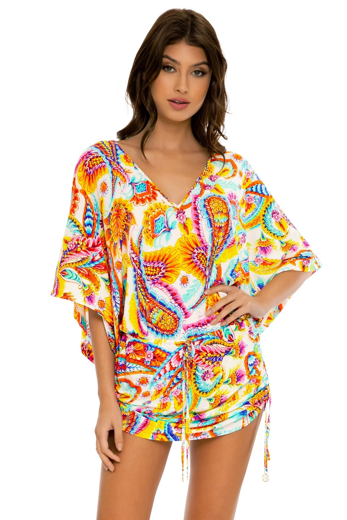SUMMER LOVE - Cabana V Neck Dress - Image 3