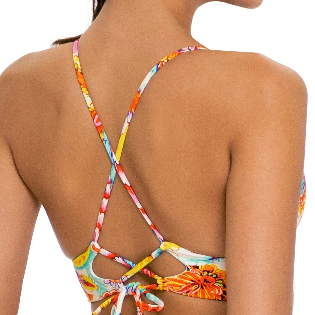 SUMMER LOVE - Cross Back Bustier Top - Image 2