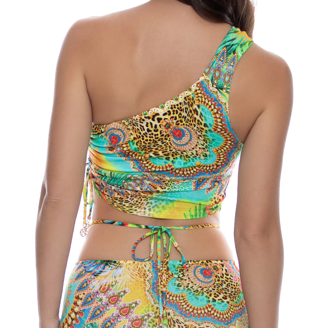 SUN STONES - One Shoulder Top - Image 2