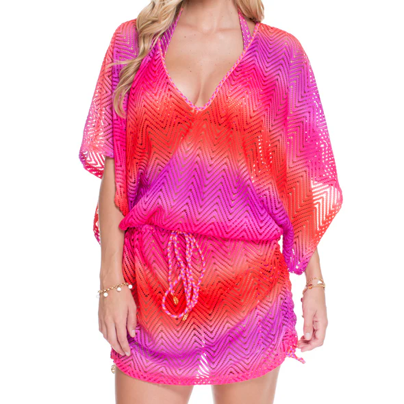 SUNSET ANGEL - Cabana V Neck Dress