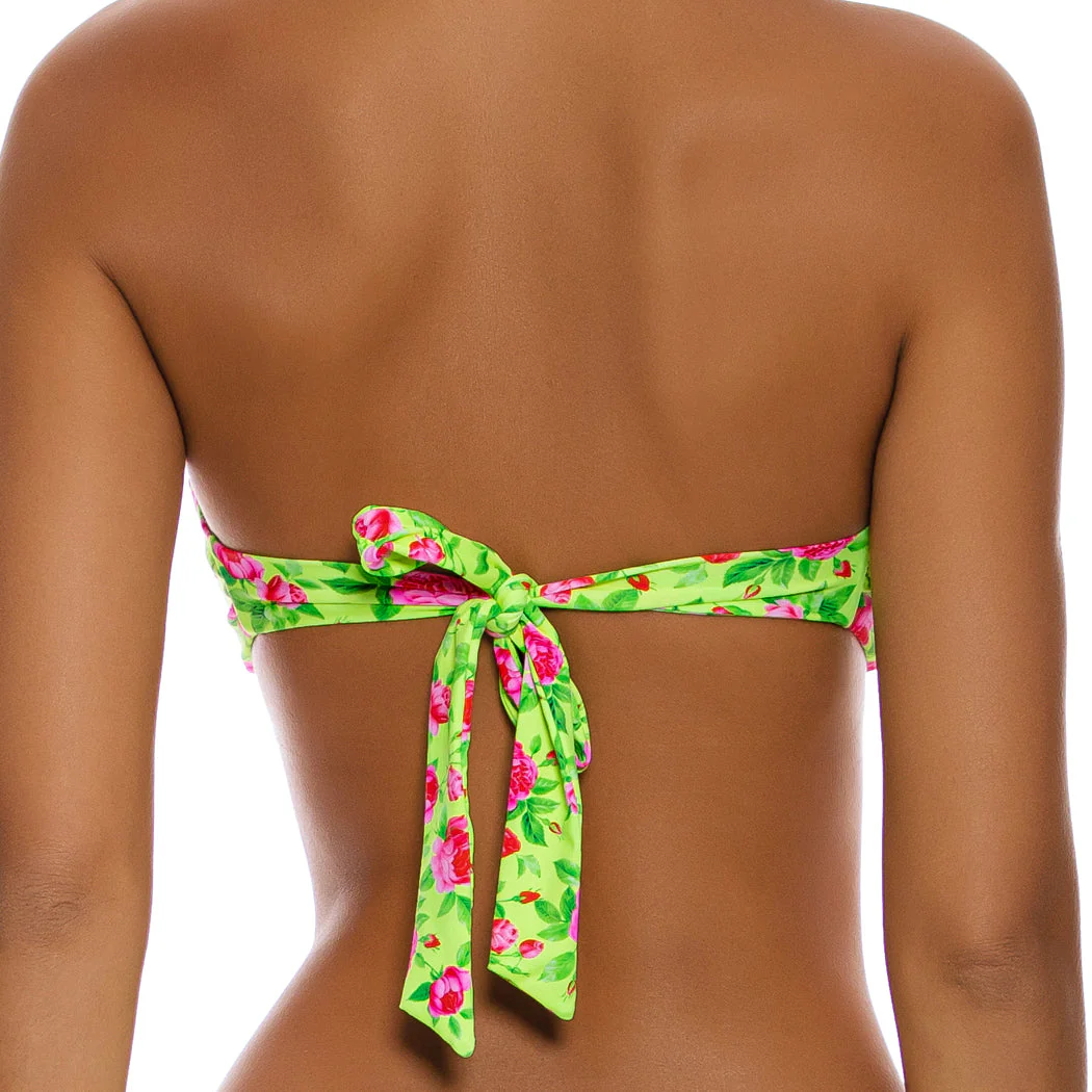 TI AMO - Ruffle Trim Bandeau Top - Image 2