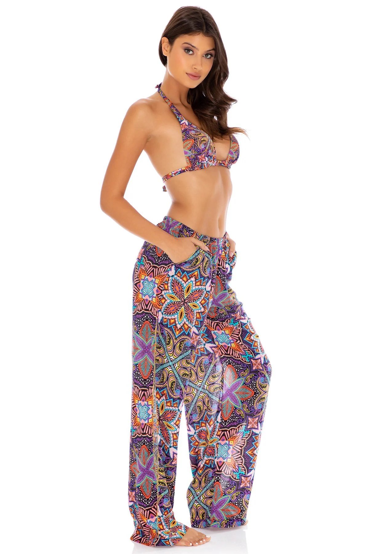 TIKI BABE - Split Side Wide Leg Pant - Image 4