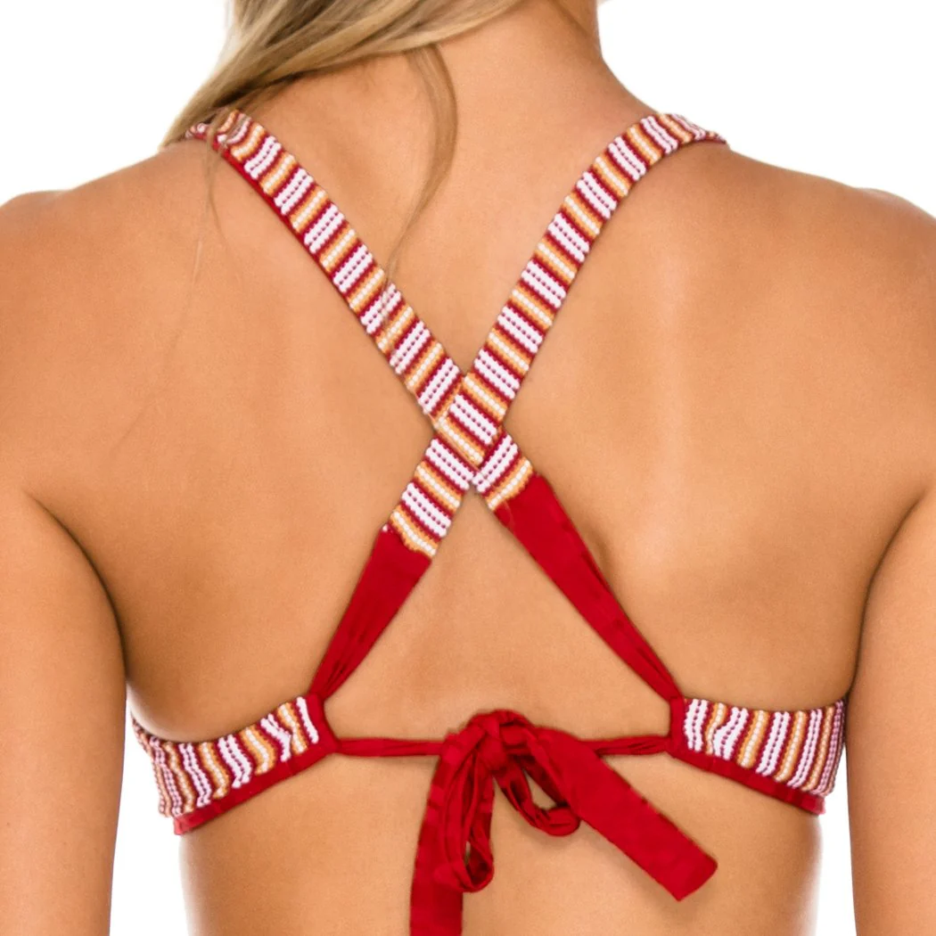 TORRE DE ORO - Cross Back Halter Top - Image 4