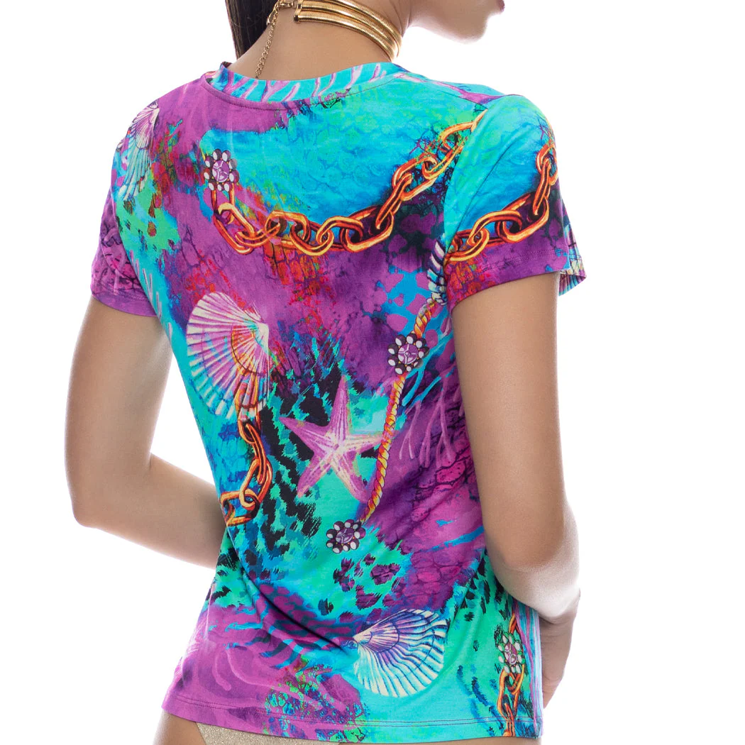 TREASURE - V Neck T Shirt - Image 2