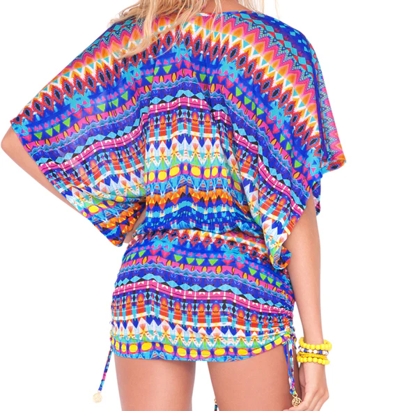 TRIBAL BEACH - Cabana V Neck Dress - Image 2