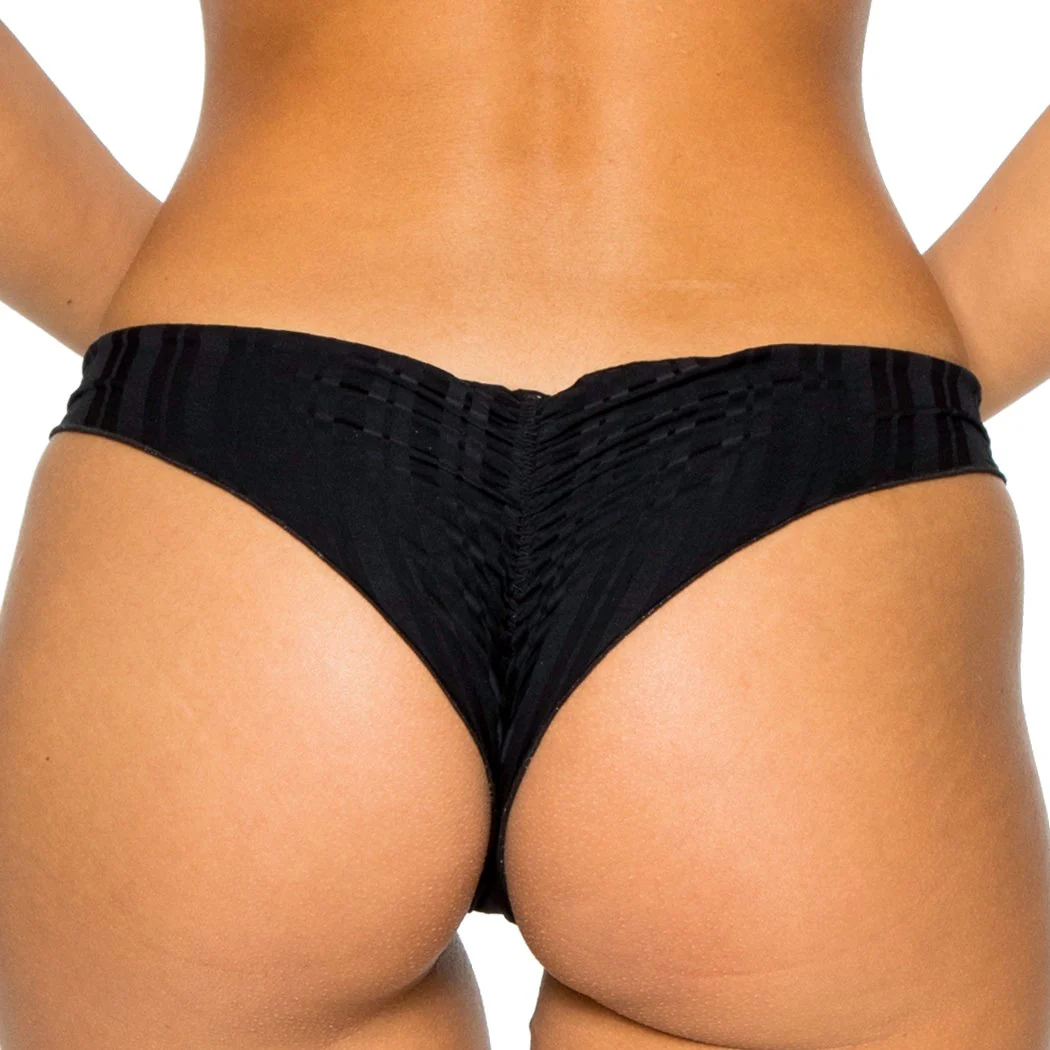 TURI TURAI - Wavy Ruched Back Brazilian Bottom - Image 2