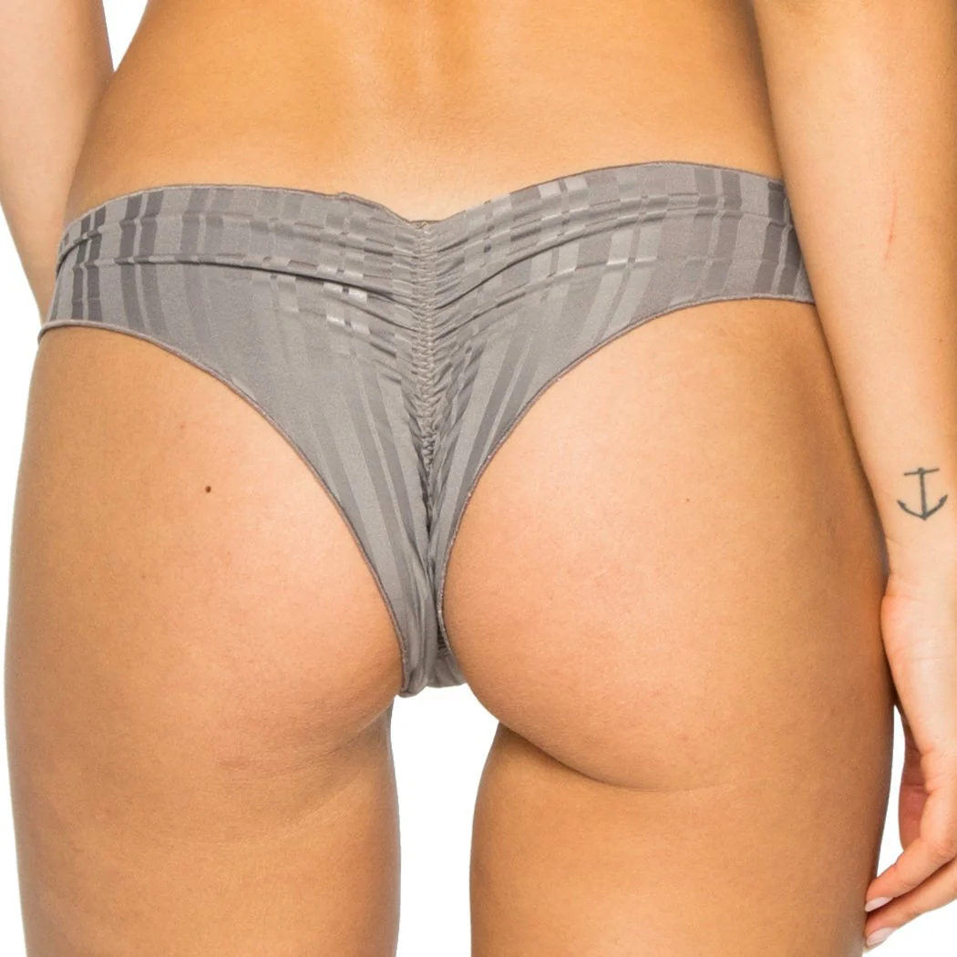 TURI TURAI - Wavy Ruched Back Brazilian Bottom - Image 4
