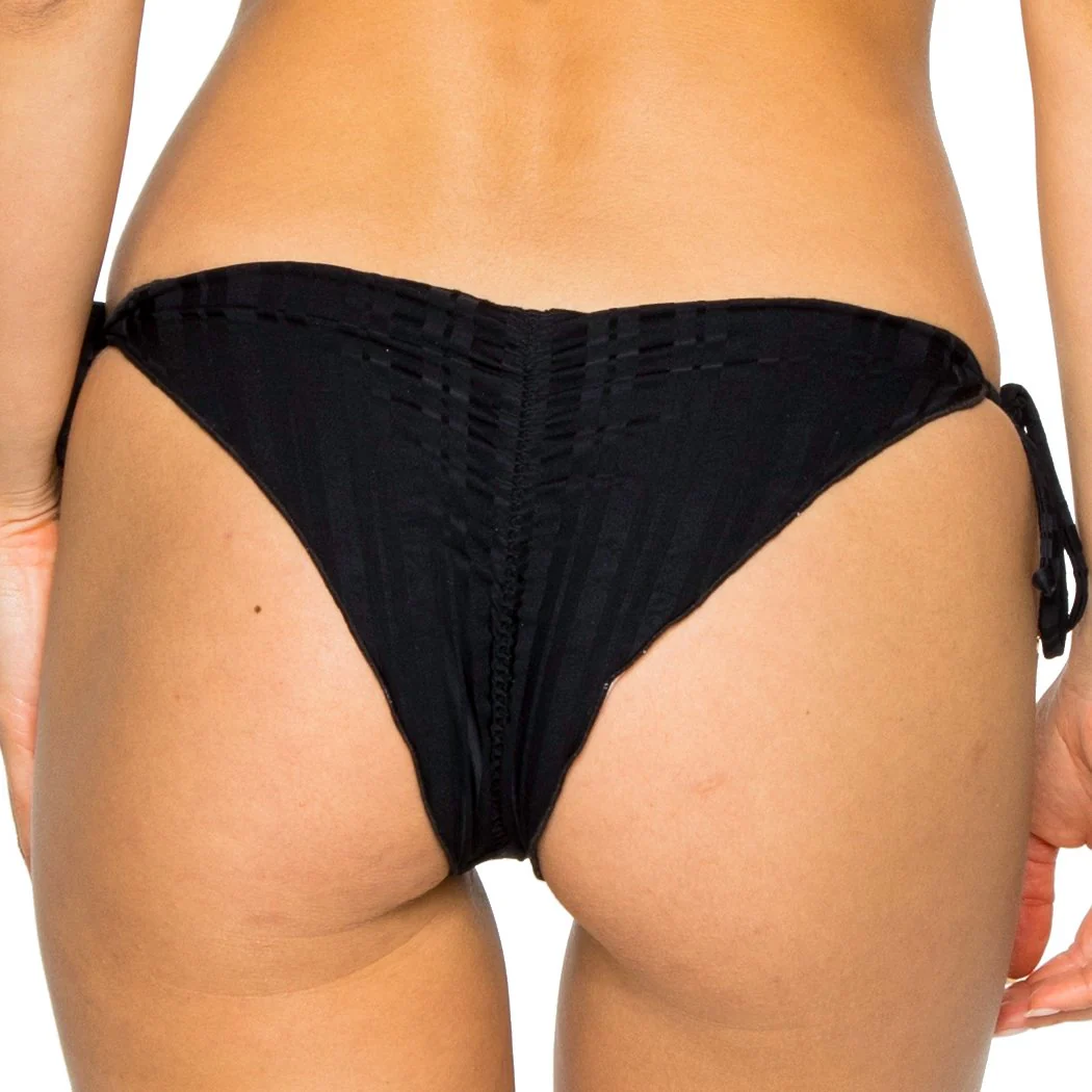 TURI TURAI - Wavy Ruched Back Brazilian Tie Side Bottom - Image 2