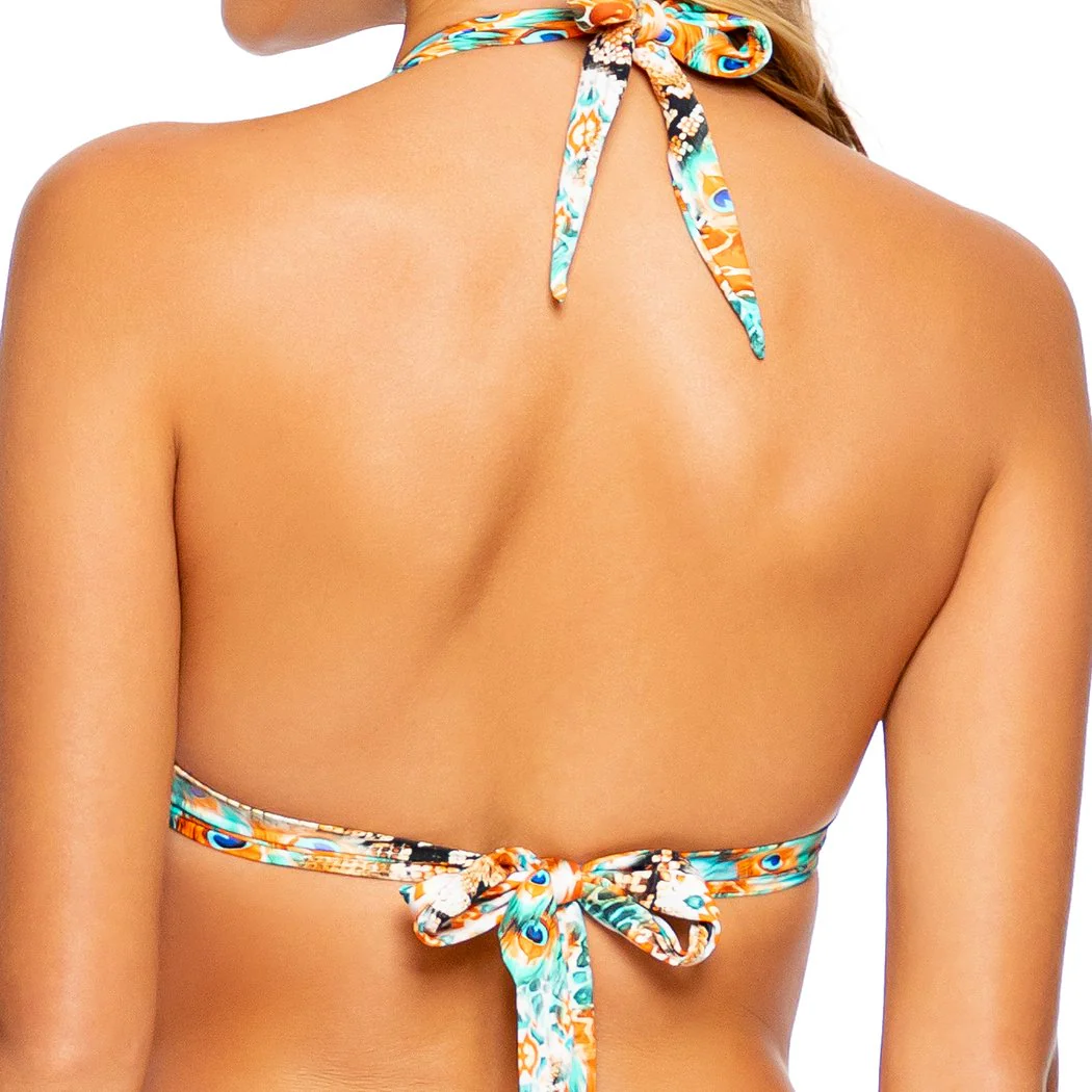 UNTAMED - Front Twist Bralette Halter Top - Image 2