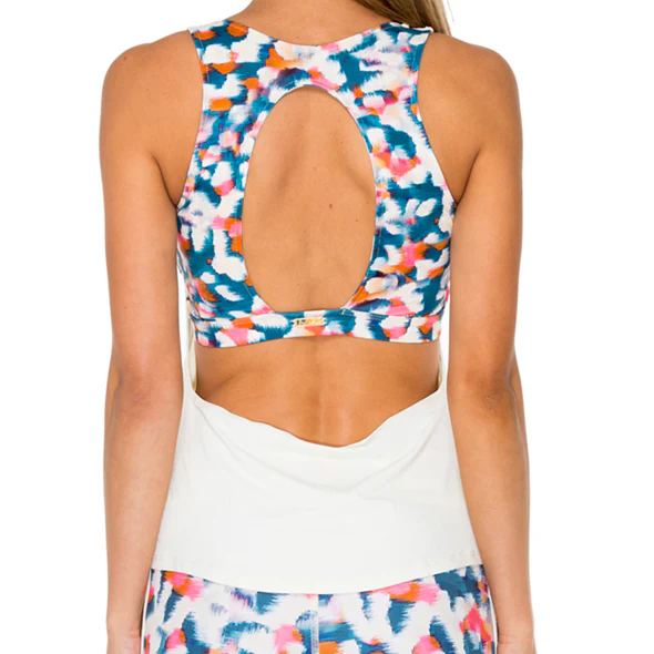 VIA BLANCA - Inner Top Racer Back Overlay Tank - Image 2