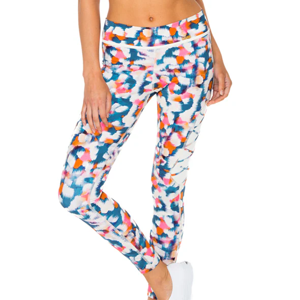 VIA BLANCA - Laced Panel Skinny Legging