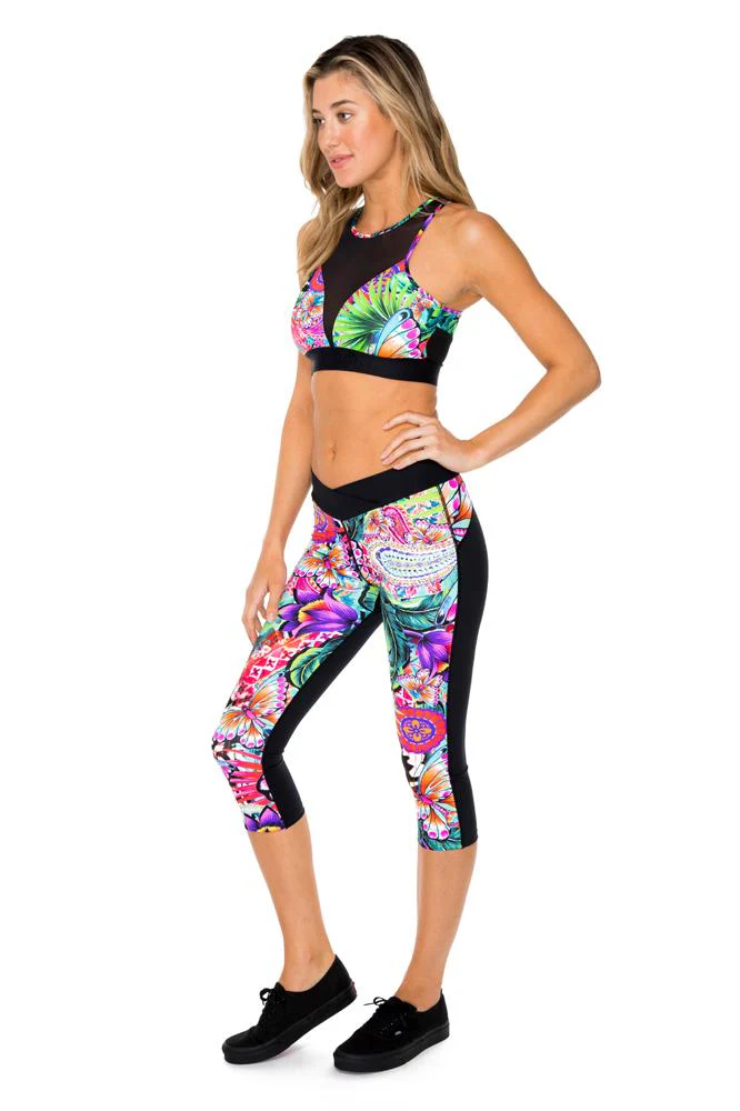VIVA CUBA - Cross Waistband Capri - Image 3