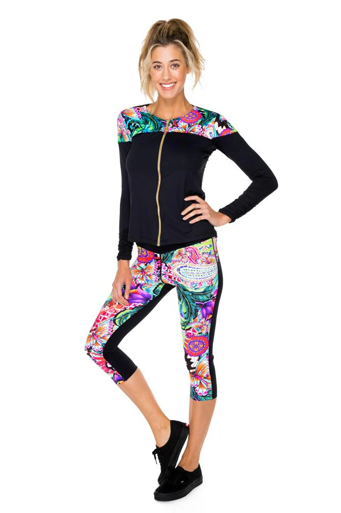 VIVA CUBA - Cross Waistband Capri - Image 4