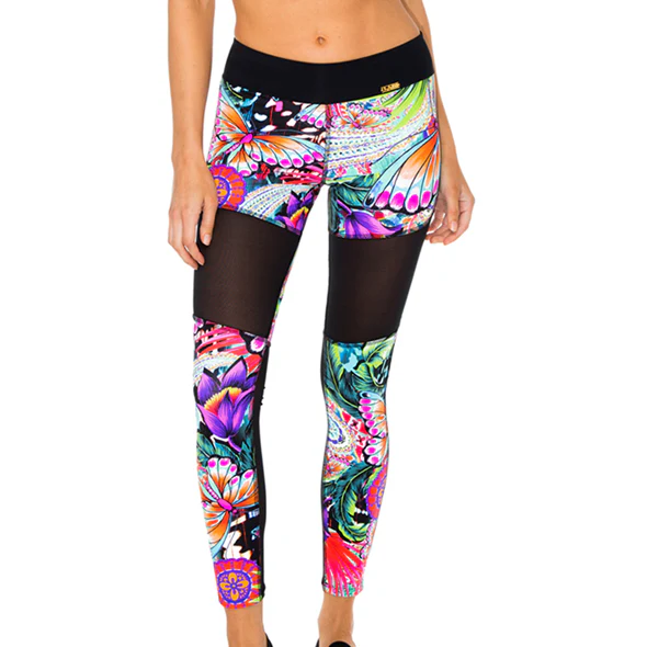VIVA CUBA - Mesh Cut Out Legging