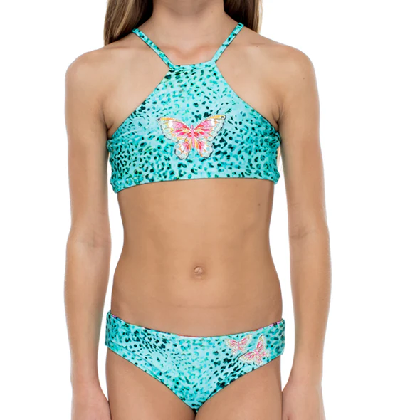 VIVA CUBA - Patch High Neck Bikini