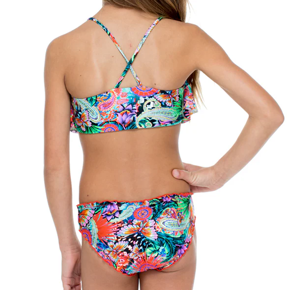 VIVA CUBA - Ruffle Layered Top Ruched Back Bikini - Image 2