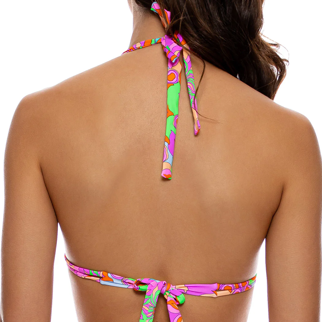 VIVI IL MOMENTO - Triangle Halter Top - Image 2