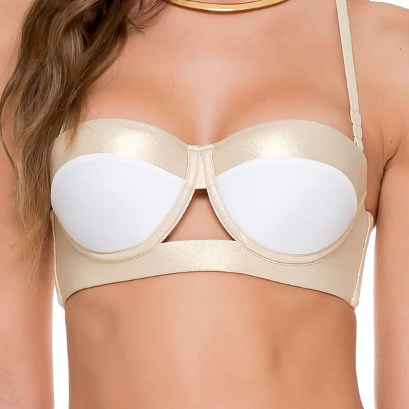 WARRIOR SPIRIT - Cut Out Underwire Top - Image 3